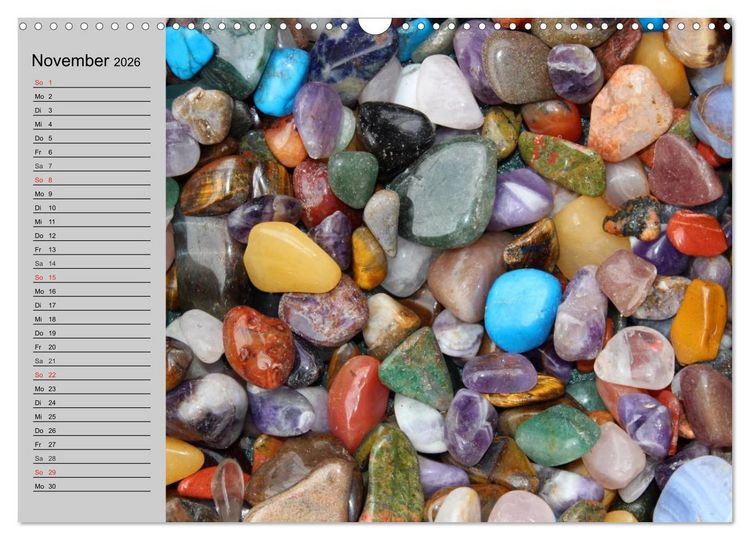 Produktbild: Minerale. Kristalle und Edelsteine (Wandkalender 2026 DIN A3 quer), CALVENDO Monatskalender