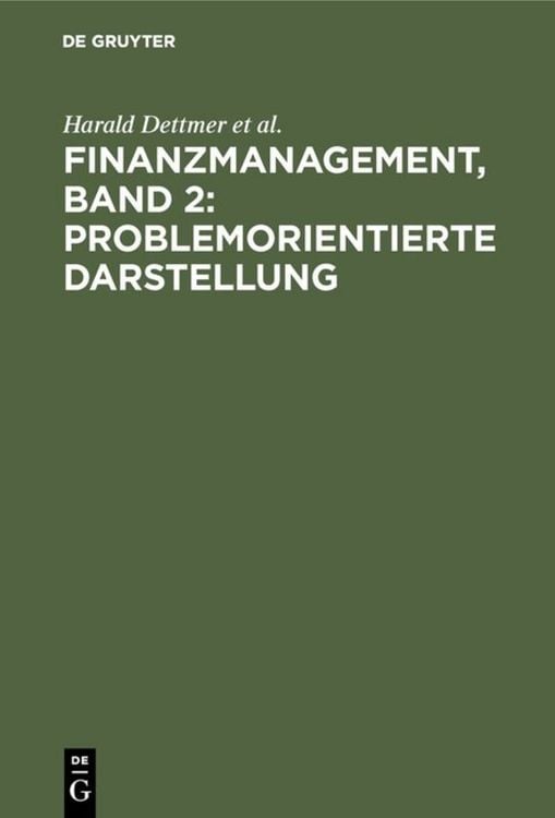 Produktbild: Finanzmanagement, Band 2: Problemorientierte Darstellung