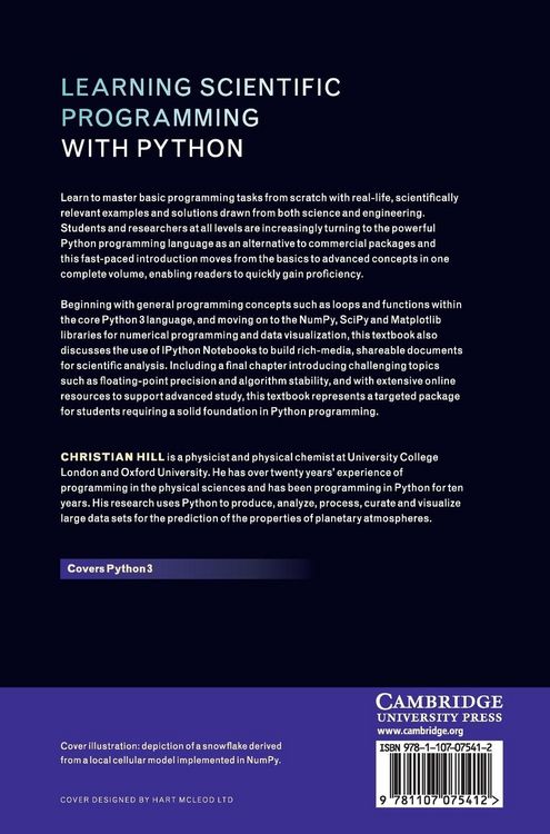 Produktbild: Learning Scientific Programming with Python