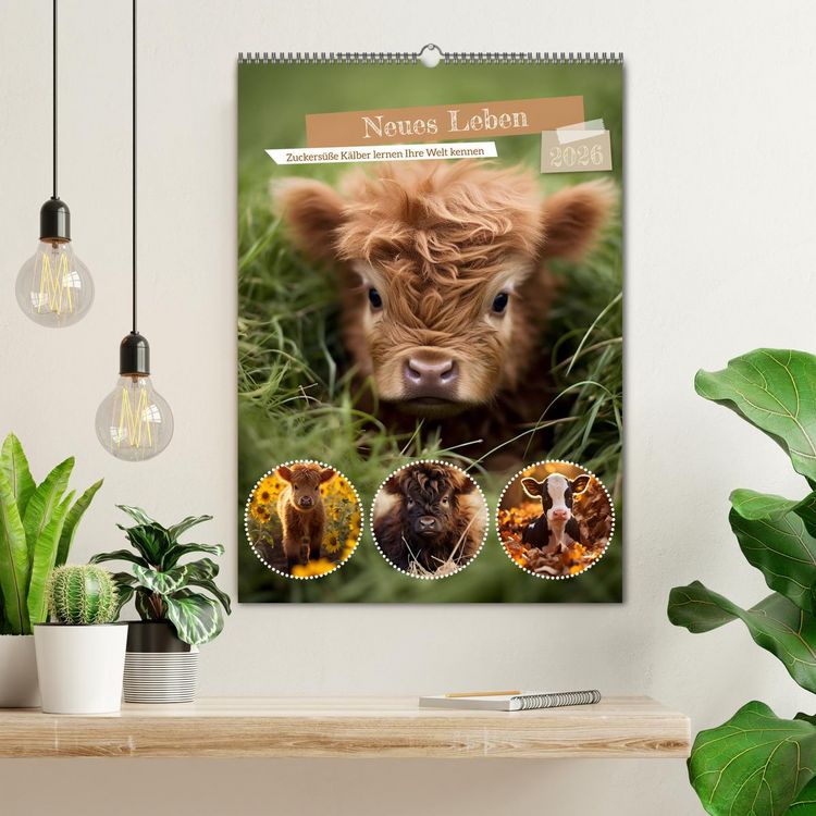 Produktbild: Neues Leben (Wandkalender 2026 DIN A2 hoch), CALVENDO Monatskalender
