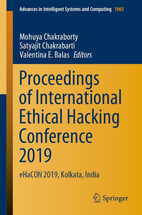 Produktbild: Proceedings of International Ethical Hacking Conference 2019
