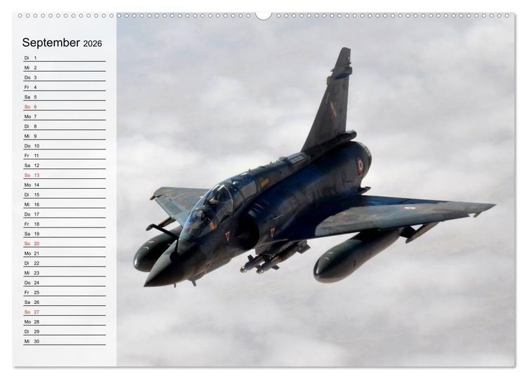 Produktbild: Kriegstechnik. Kampfjet-Impressionen (Wandkalender 2026 DIN A2 quer), CALVENDO Monatskalender