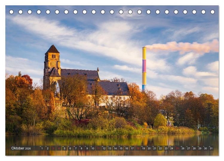 Produktbild: Chemnitz - Stadt und Natur (Tischkalender 2026 DIN A5 quer), CALVENDO Monatskalender