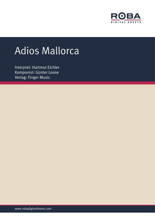 Produktbild: Adios Mallorca