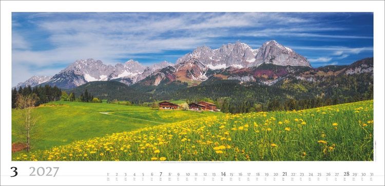 Produktbild: Alpenpanorama Kalender 2027