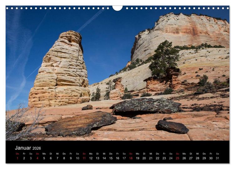 Produktbild: Felslandschaften (Wandkalender 2026 DIN A3 quer), CALVENDO Monatskalender