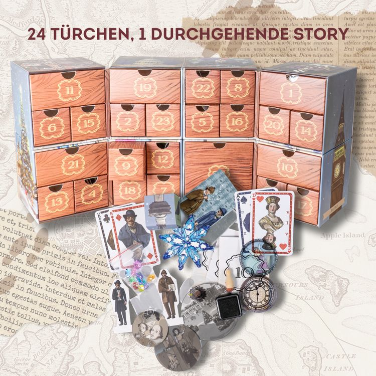 Produktbild: Escape Experience Adventskalender &ndash; Der magische R&auml;tselw&uuml;rfel: Sherlock Holmes und das mysteri&ouml;se Geschenk