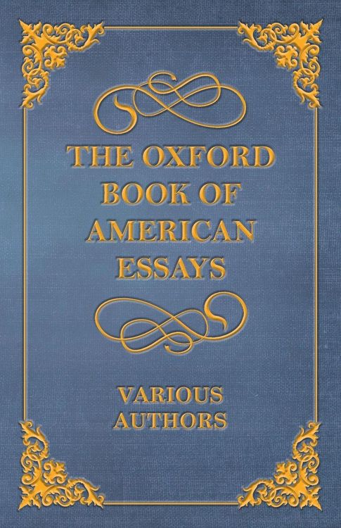 Produktbild: The Oxford Book of American Essays