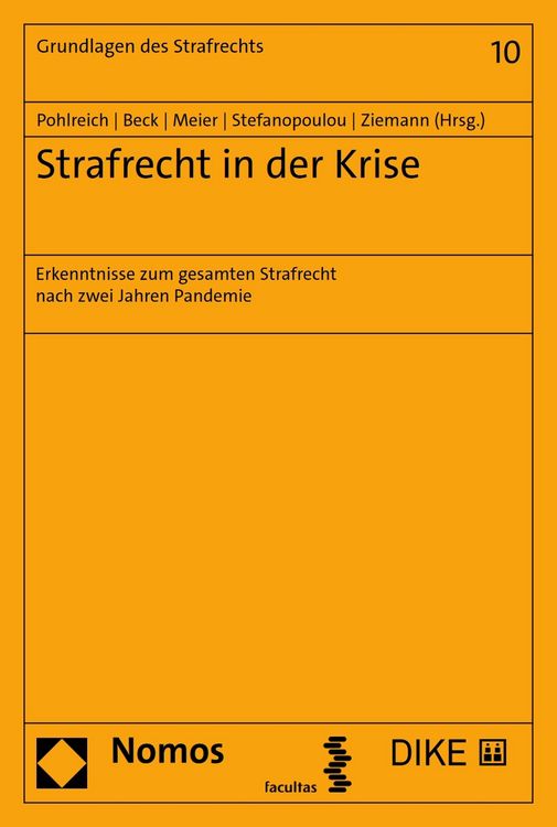 Produktbild: Strafrecht in der Krise