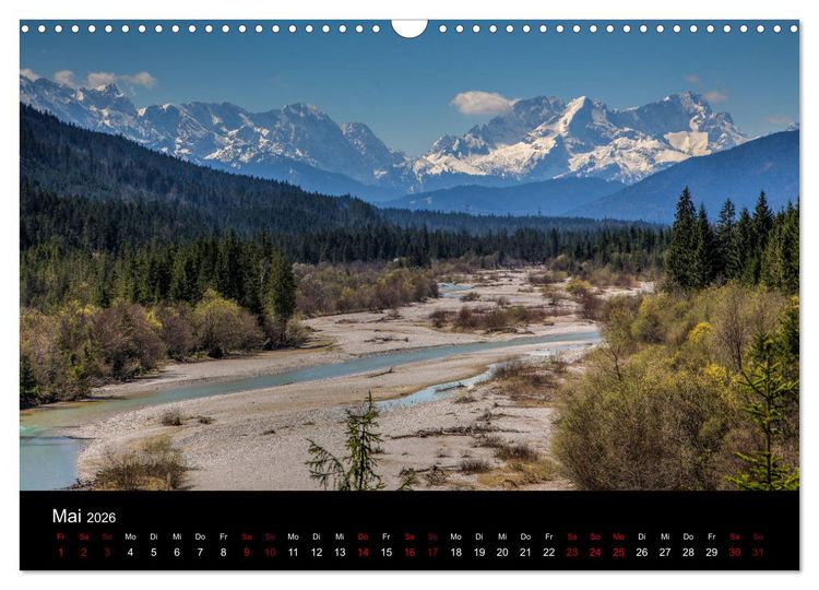 Produktbild: Licht &uuml;ber Alpenlandschaften (Wandkalender 2026 DIN A3 quer), CALVENDO Monatskalender