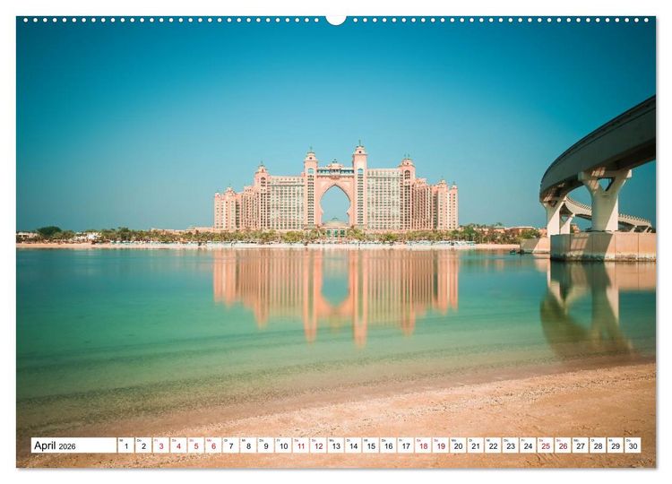 Produktbild: Wundervolles Dubai (hochwertiger Premium Wandkalender 2026 DIN A2 quer), Kunstdruck in Hochglanz
