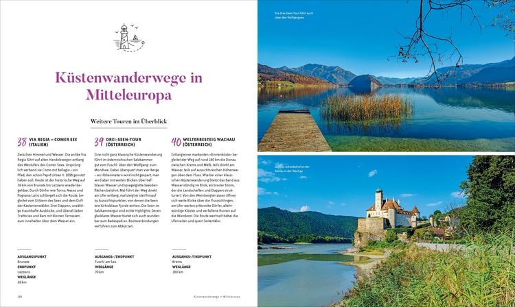 Produktbild: Die ultimativen K&uuml;stenwanderwege in Europa
