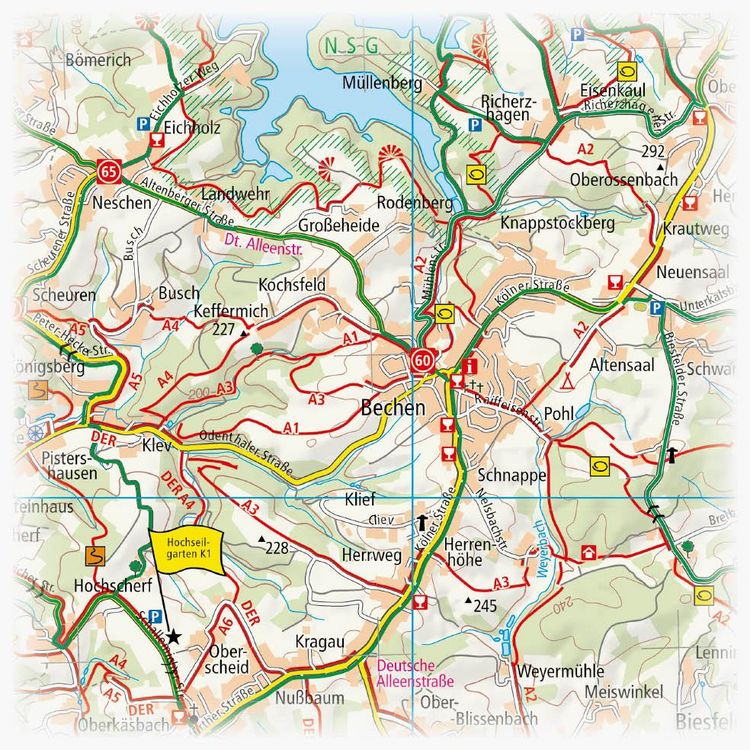 Produktbild: Bergisches Land, Solingen - Remscheid - Bergisch Gladbach 1:50 000
