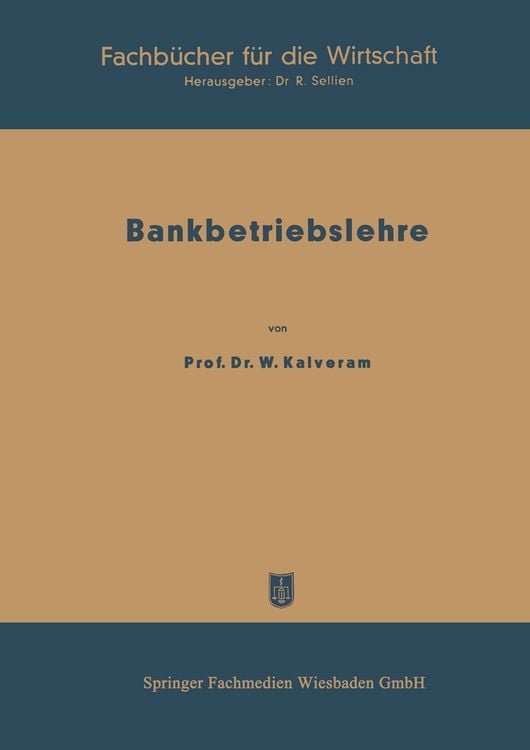 Produktbild: Bankbetriebslehre