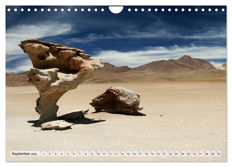 Produktbild: Abenteuer Anden - Peru und Bolivien (Wandkalender 2026 DIN A4 quer), CALVENDO Monatskalender