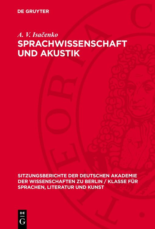 Produktbild: Sprachwissenschaft und Akustik