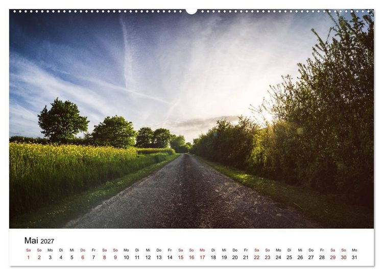 Produktbild: Schleswig-Holstein in 365 Farben (Wandkalender 2027 DIN A2 quer), CALVENDO Monatskalender
