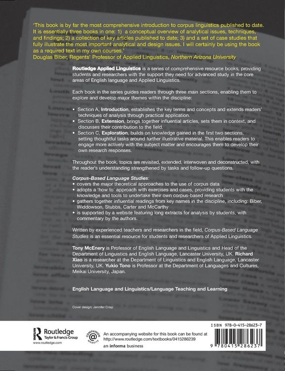 Produktbild: Corpus-Based Language Studies