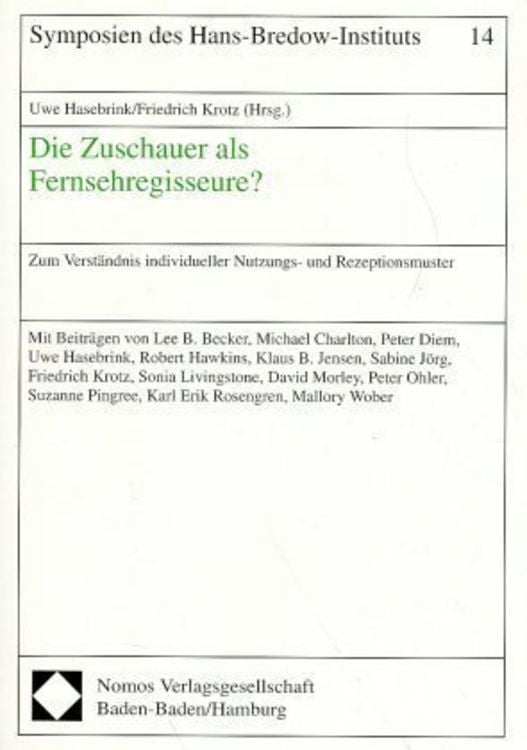 Produktbild: Die Zuschauer als Fernsehregisseure?