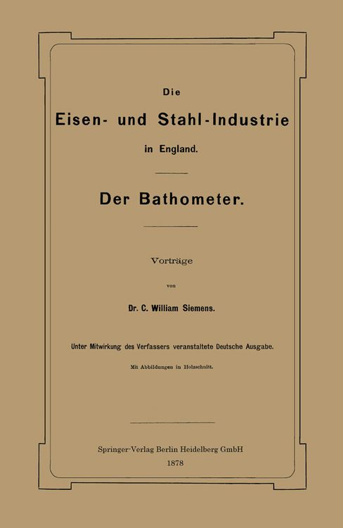 Produktbild: Die Eisen- und Stahl-Industrie in England