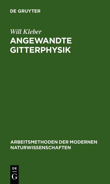 Produktbild: Angewandte Gitterphysik