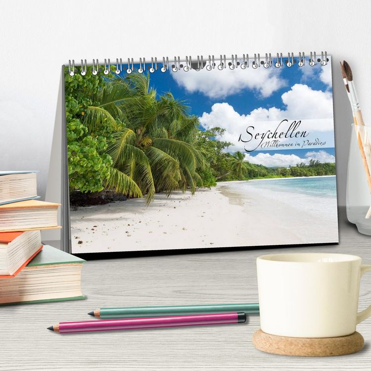 Produktbild: Seychellen - Willkommen im Paradies (Tischkalender 2026 DIN A5 quer), CALVENDO Monatskalender