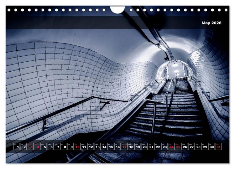 Produktbild: London Underground 2026 (Wall Calendar 2026 DIN A4 landscape), CALVENDO 12 Month Wall Calendar