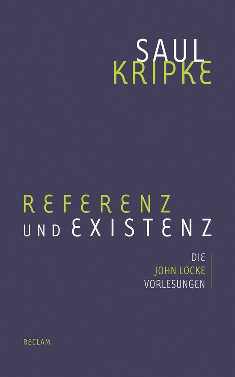 Produktbild: Referenz und Existenz