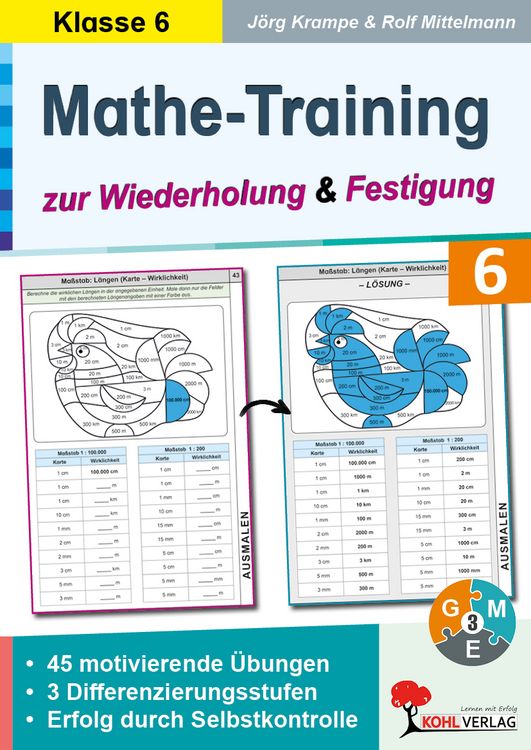 Produktbild: Mathe-Training zur Wiederholung und Festigung / Klasse 6