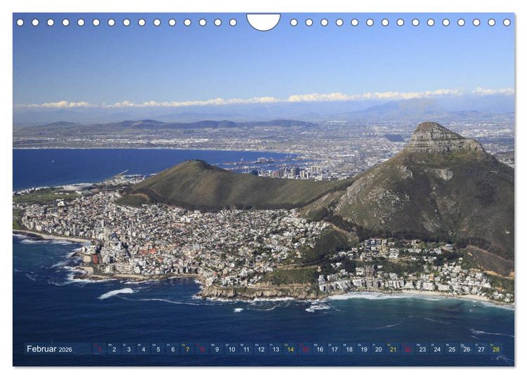 Produktbild: S&uuml;dafrika - K&uuml;stenflug von Kapstadt bis Dyker Island (Wandkalender 2026 DIN A4 quer), CALVENDO Monatskalender