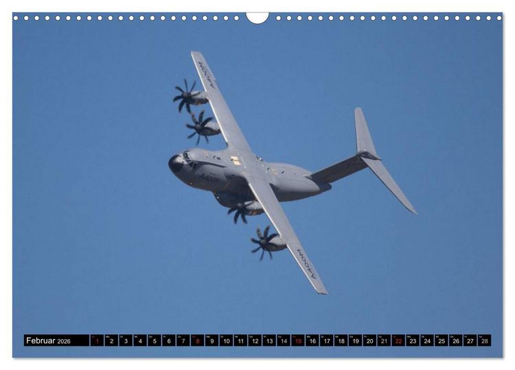 Produktbild: Augenblicke in der Luft: Airbus A400M (Wandkalender 2026 DIN A3 quer), CALVENDO Monatskalender