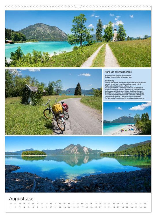 Produktbild: Radlgl&uuml;ck mit Alpenblick 2026 (hochwertiger Premium Wandkalender 2026 DIN A2 hoch), Kunstdruck in Hochglanz