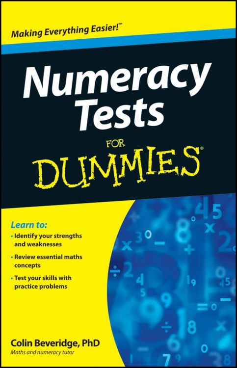 Produktbild: Numeracy Tests for Dummies