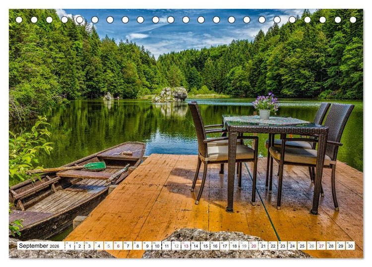 Produktbild: Tiroler Geschichten - Zwischen Innsbruck, Bergen und stillen Seen (Tischkalender 2026 DIN A5 quer), CALVENDO Monatskalender