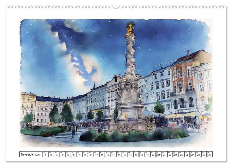 Produktbild: &Ouml;sterreich - Land mit Charme (Wandkalender 2026 DIN A2 quer), CALVENDO Monatskalender