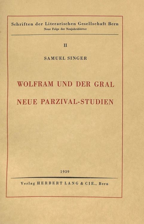 Produktbild: Wolfram und der Gral
