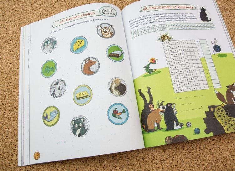Produktbild: Die Schule der magischen Tiere: Endlich Pause! Das gro&szlig;e R&auml;tselbuch
