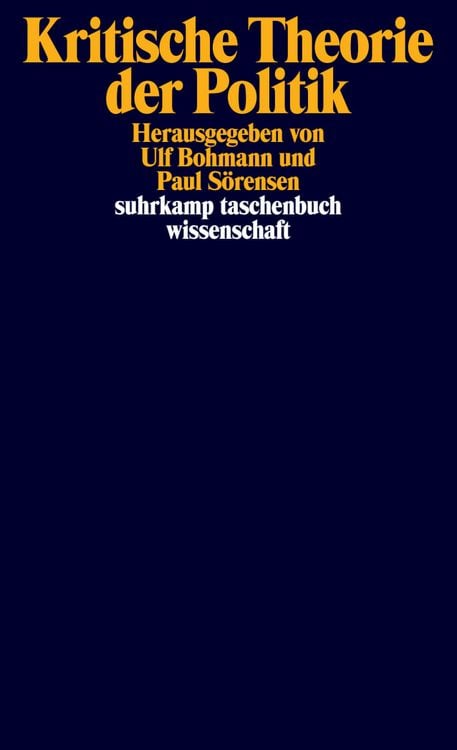 Produktbild: Kritische Theorie der Politik