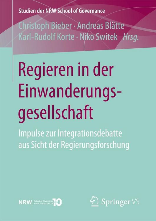 Produktbild: Regieren in der Einwanderungsgesellschaft