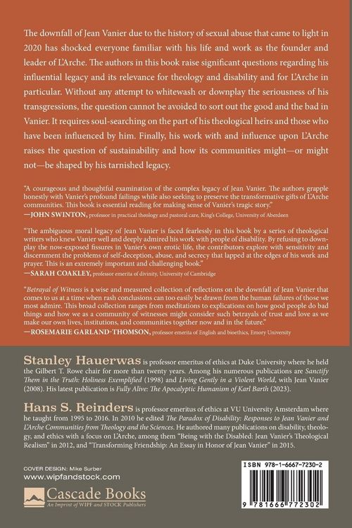 Produktbild: The Betrayal of Witness