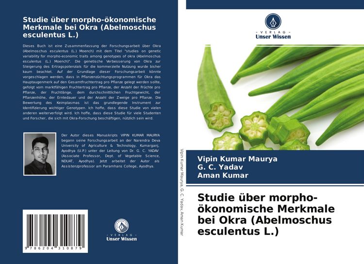 Produktbild: Studie &uuml;ber morpho-&ouml;konomische Merkmale bei Okra (Abelmoschus esculentus L.)