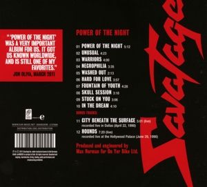 Produktbild: Savatage: Power Of The Night (2011 Edition)