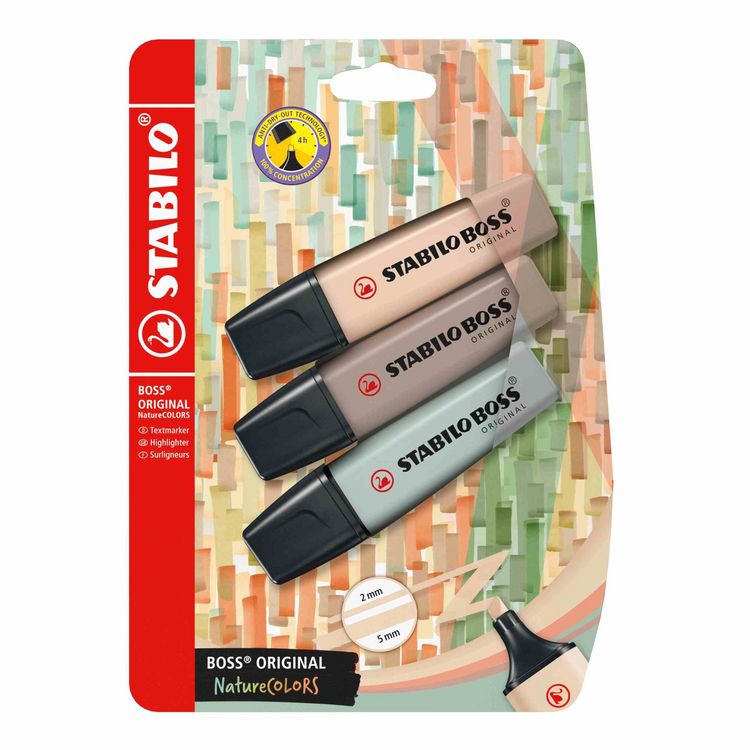 Produktbild: STABILO Textmarker BOSS ORIGINAL NatureCOL.