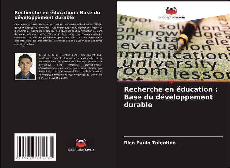Produktbild: Recherche en &eacute;ducation : Base du d&eacute;veloppement durable
