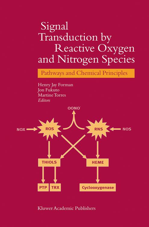 Produktbild: Signal Transduction by Reactive Oxygen and Nitrogen Species: Pathways and Chemical Principles