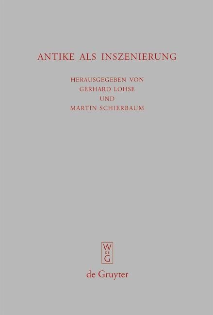 Produktbild: Antike als Inszenierung