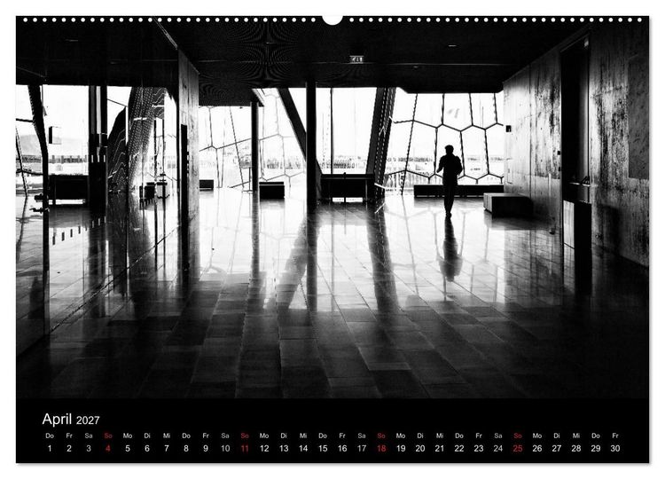 Produktbild: Das Licht in Schwarz und Wei&szlig; (hochwertiger Premium Wandkalender 2027 DIN A2 quer), Kunstdruck in Hochglanz