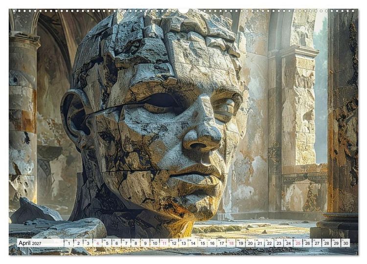 Produktbild: Anima Architectura, der Geist der Steine (hochwertiger Premium Wandkalender 2027 DIN A2 quer), Kunstdruck in Hochglanz
