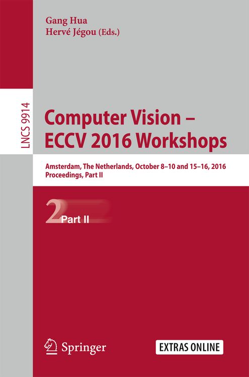 Produktbild: Computer Vision &ndash; ECCV 2016 Workshops