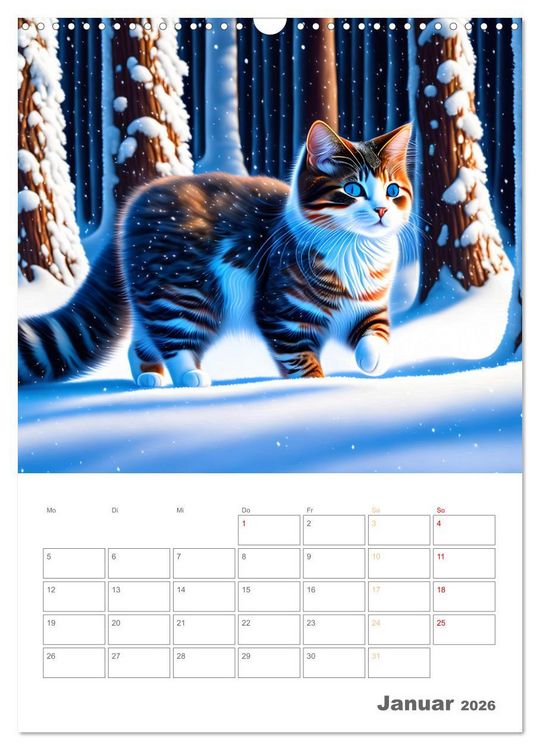 Produktbild: Liebenswerte Hunde und Katzen (Wandkalender 2026 DIN A3 hoch), CALVENDO Monatskalender